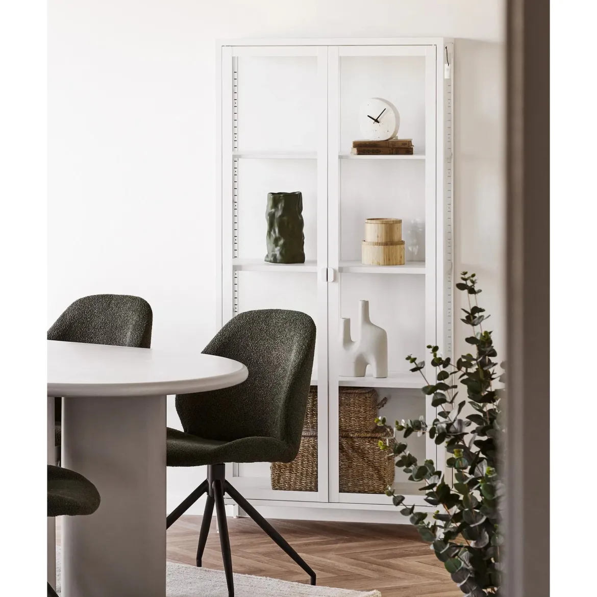Vase „Olive Flow“ – Keramik in organischer Form