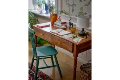 Vase „Orange Sun“ – Streifendesign aus Glas