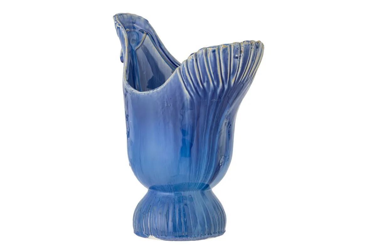 Vase „PfauPfau“ – aus Steingut