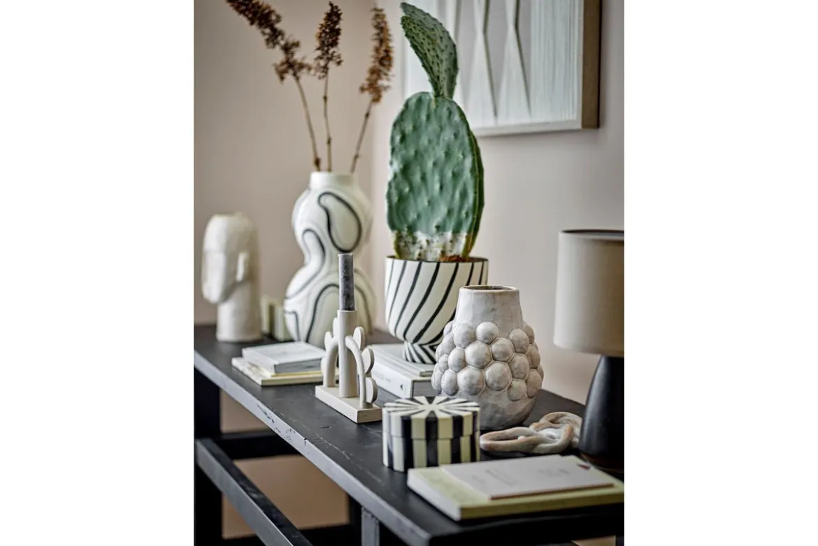 Vase „Pickeld Stone“ – aus Steingut