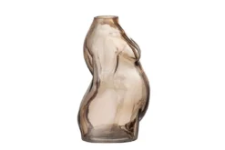Vase „Ravina“ – Braunes Glas