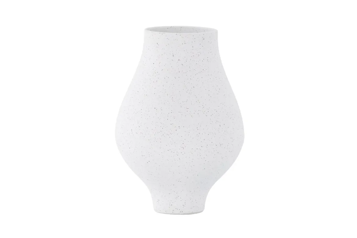 Vase Rellis Ø14 cm – Zeitlose Keramik mit feinen Sprenkeln
