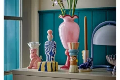 Vase „Roselle“ – Roséfarbenes Glas