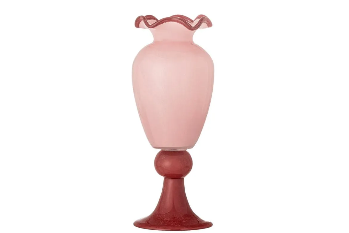 Vase „Roselle“ – Roséfarbenes Glas