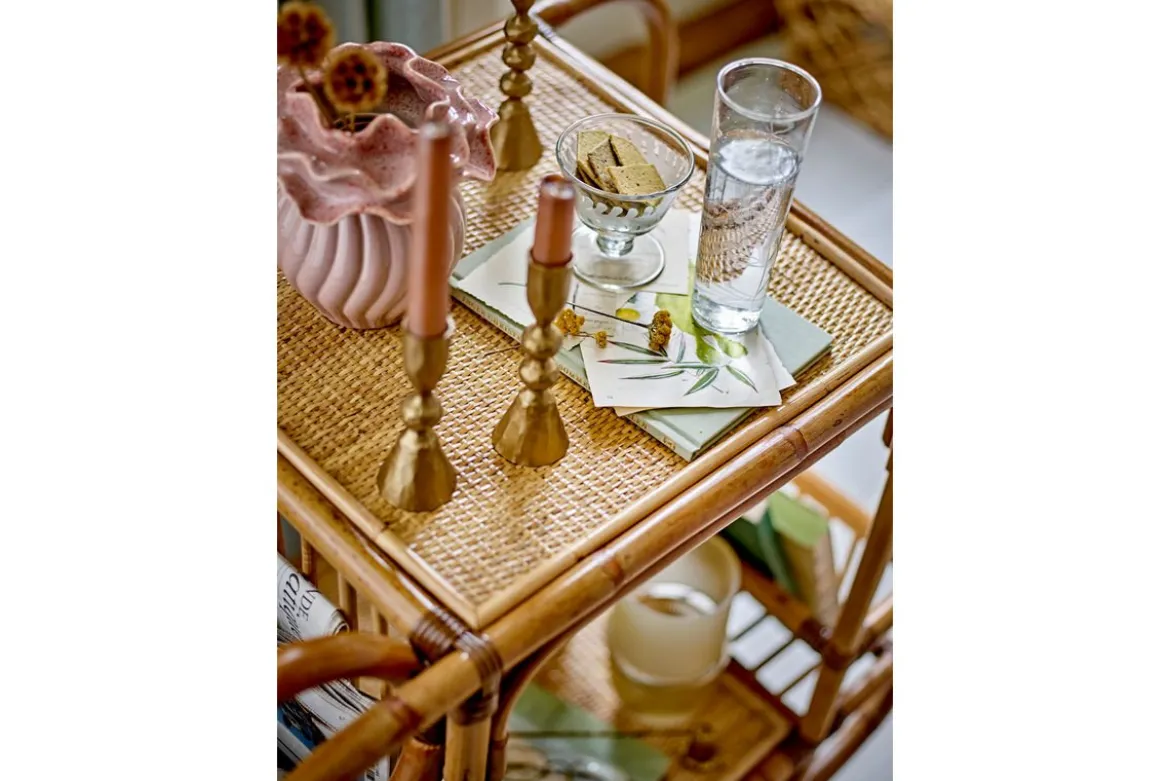 Vase „Rosélia“ – Roséfarbenes Steingut
