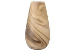 Vase „Ruhan“ – Braunes Glas