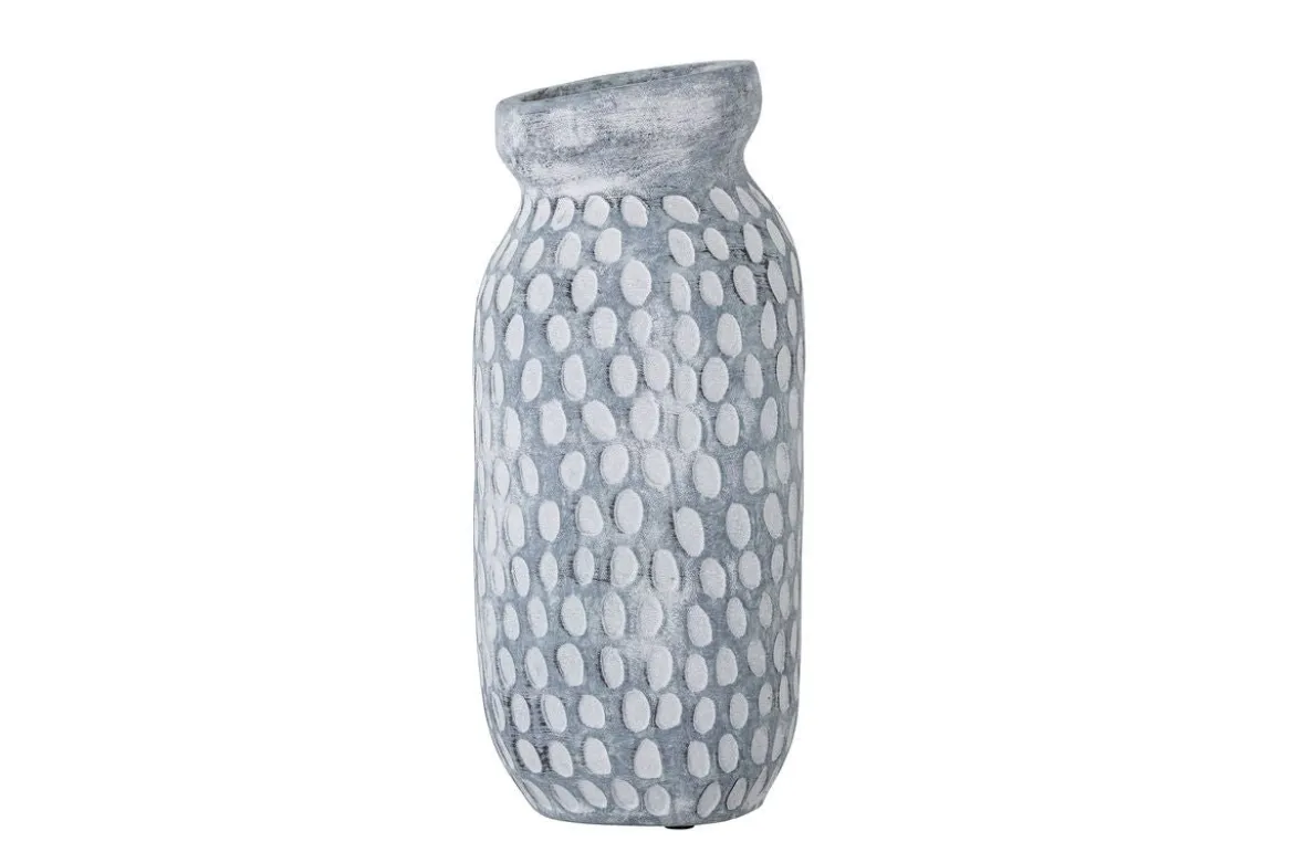 Vase "Rusti" - graue Keramikvase