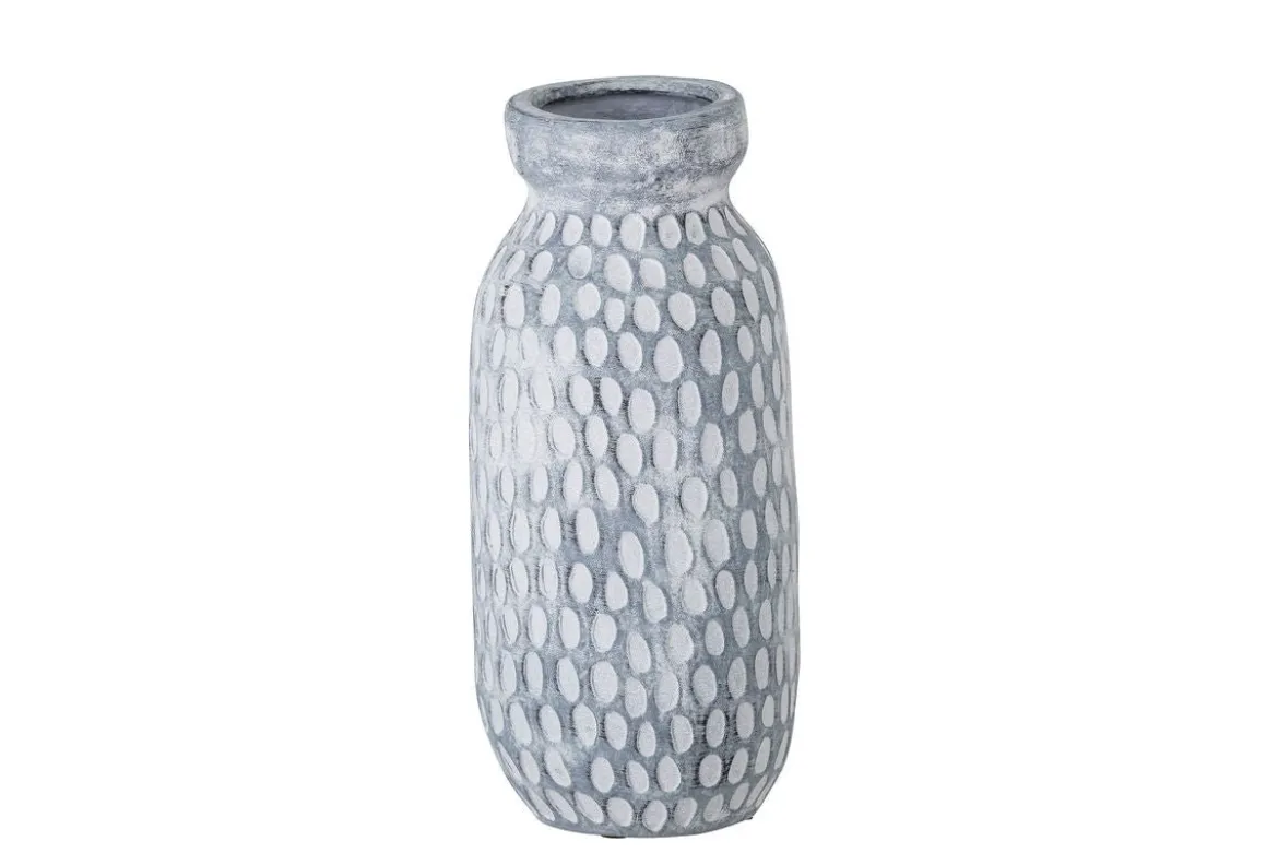 Vase "Rusti" - graue Keramikvase