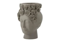 Vase „Selin“ – Graues Steingut