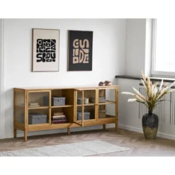Vase Serevia – edle Keramikvase in Dunkelblau