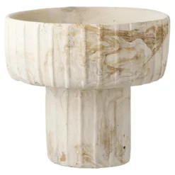 Vase Solana – Beige-Braun aus Zement