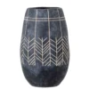Vase "Sorell" - braune Keramikvase