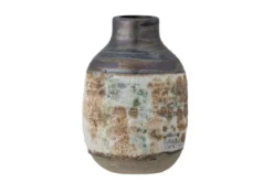 Vase „Sorina“ – Steingut in Braun