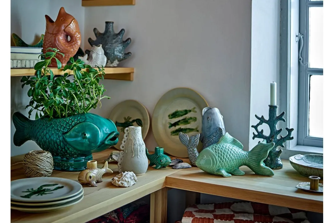 Vase „Springfish“ – aus Steingut