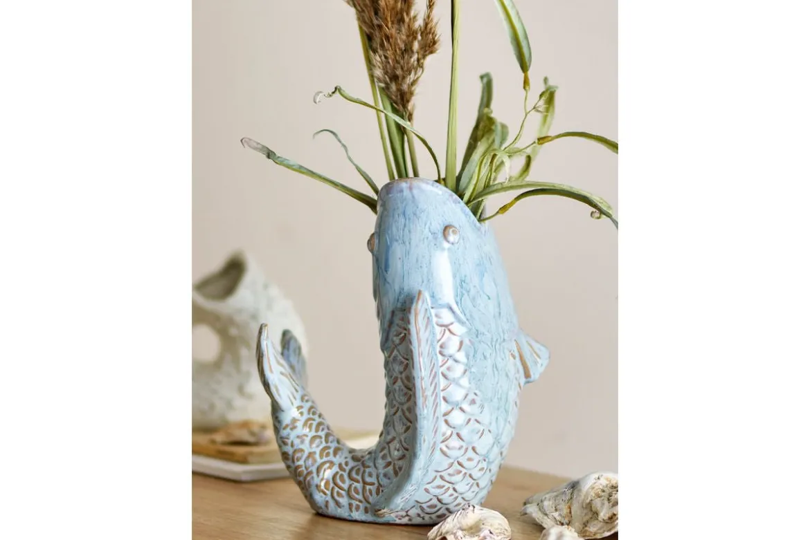 Vase „Springfish“ – aus Steingut
