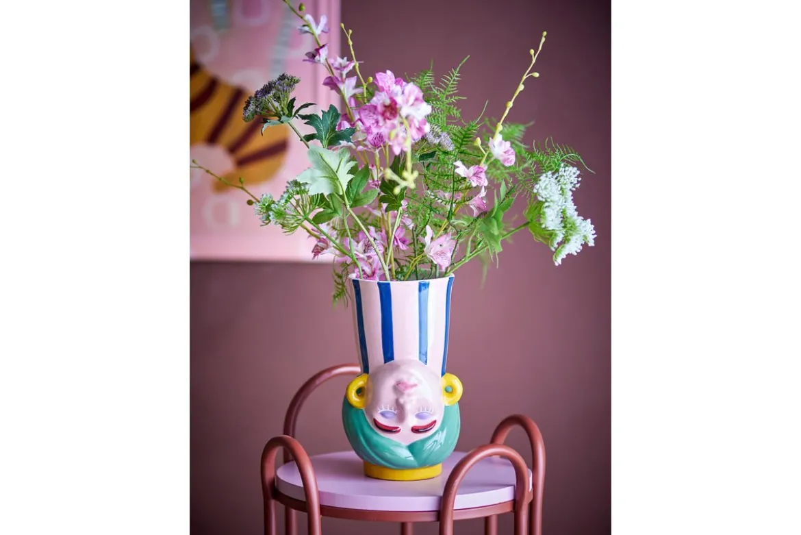 Vase „Wonda“ – skulpturales Steingut