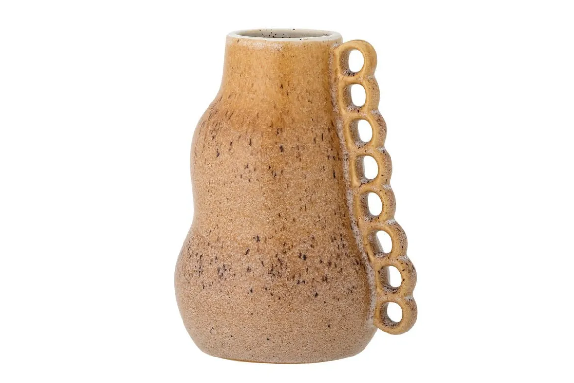 Vase „Zahra“ – Braunes Steingut