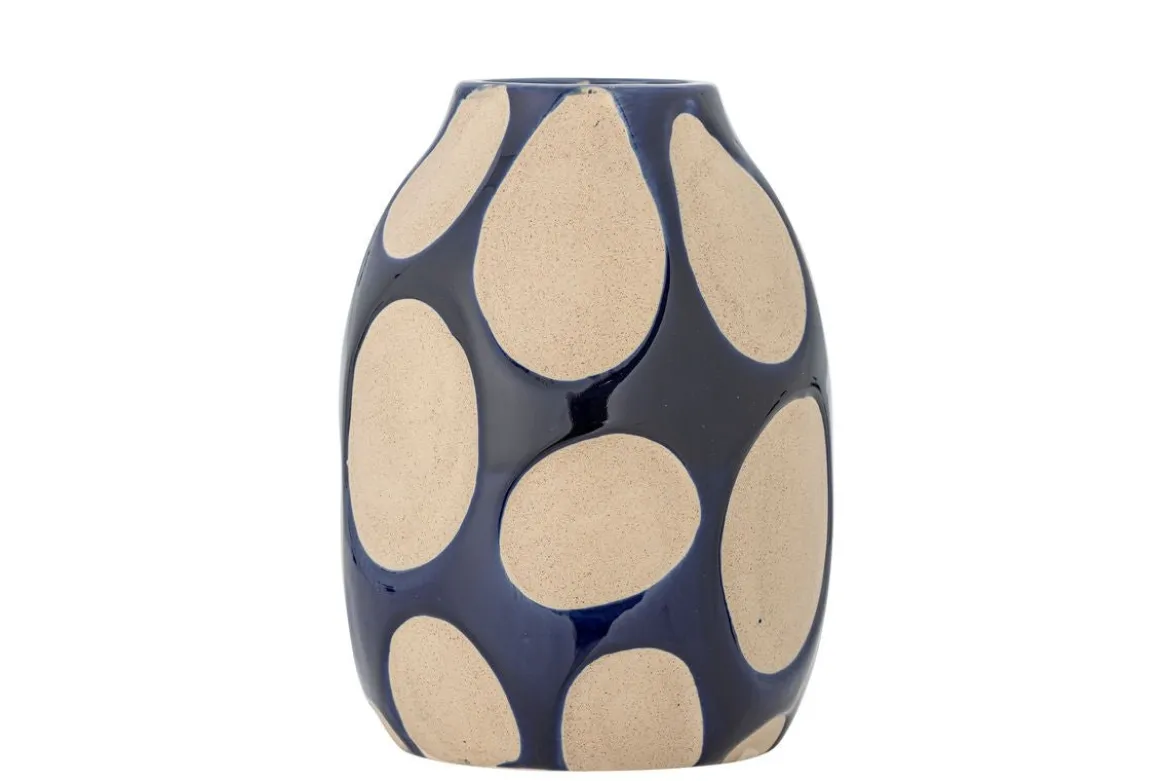 Vase „Zavien“ – Blaues Steingut