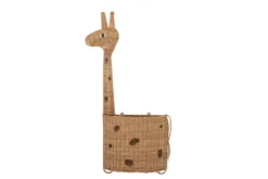 Wandkorb Filippa – liebevolle Giraffe aus Rattan fürs Kinderzimmer