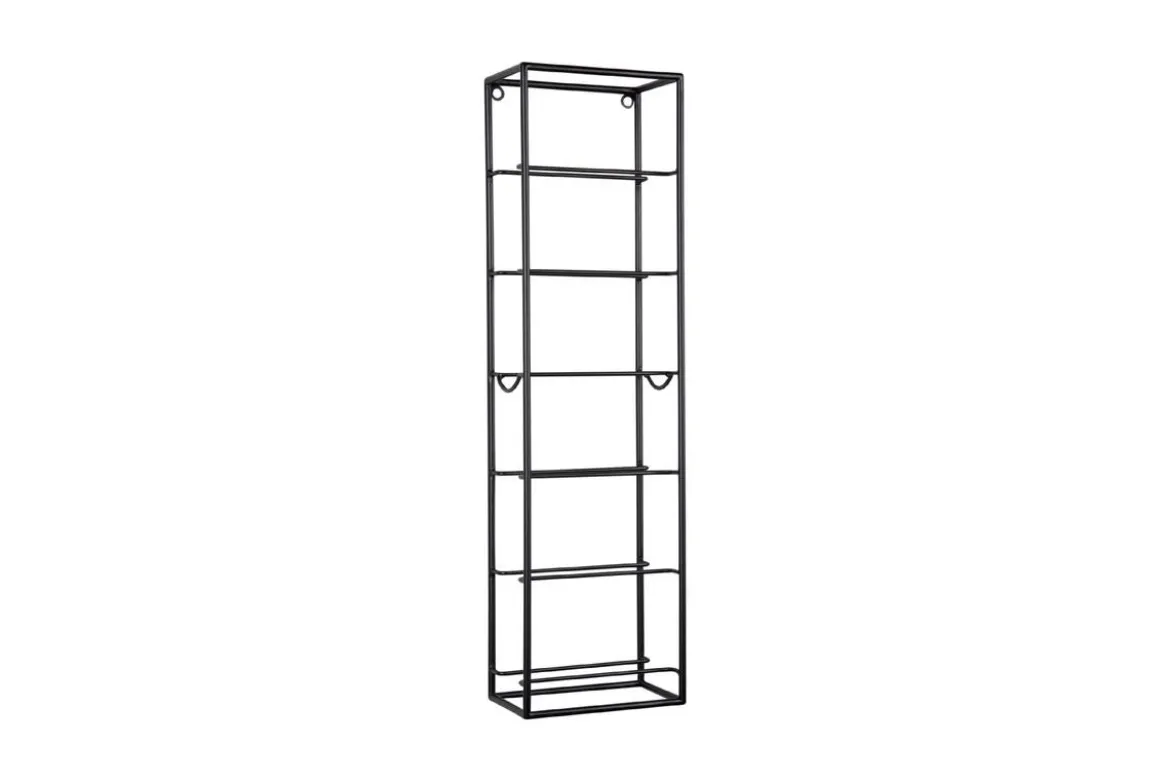 Wand-Weinregal Siggy – Metall-Design in Mattschwarz