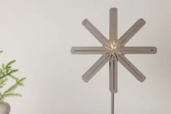 Weihnachtliche Stehleuchte Levi - in 2 verschiedenen Höhen