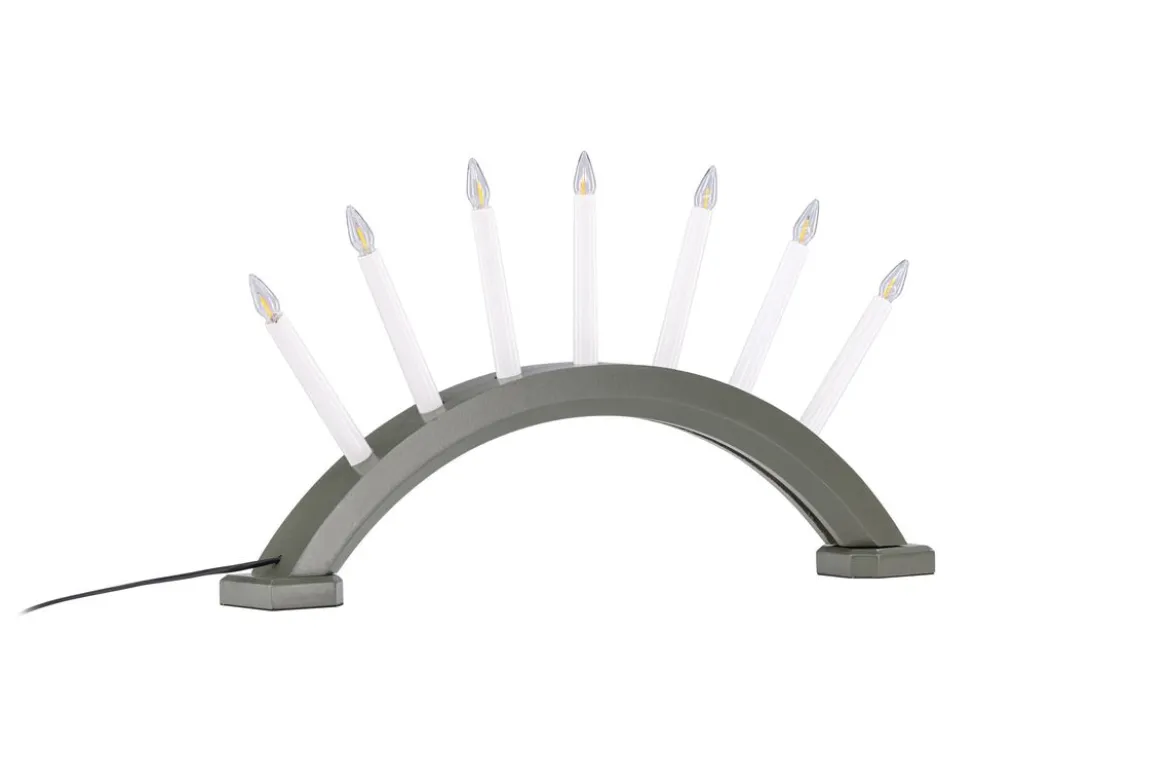 Weihnachtsbeleuchtung Elira - Adventskerzenhalter mit 7 Kerzen