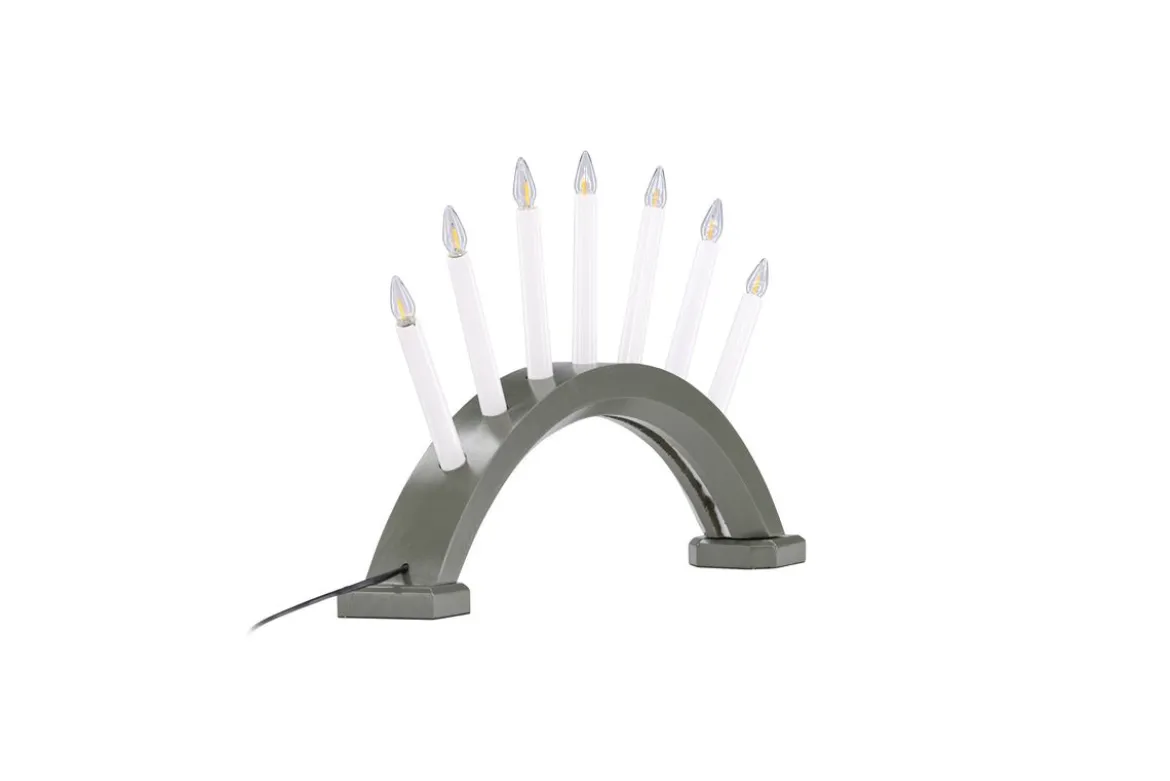 Weihnachtsbeleuchtung Elira - Adventskerzenhalter mit 7 Kerzen