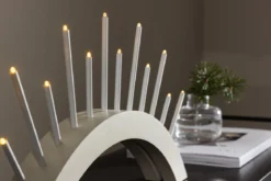 Weihnachtsbeleuchtung Luma - Rundbogen Beige oder Schwarz