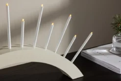 Weihnachtsbeleuchtung Luma - Rundbogen Beige oder Schwarz