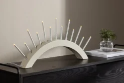 Weihnachtsbeleuchtung Luma - Rundbogen Beige oder Schwarz