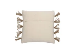 Zierkissen Alento – Naturdesign aus recycelter Baumwolle mit Jute-Details