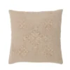 Zierkissen Alina – Baumwollkissen in Natur mit Stickdetails
