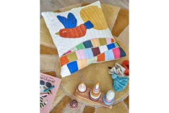 Zierkissen Birdy - Baumwollkissen mit Vogelmotiv