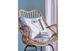Zierkissen Brera – Abstraktes Printmotiv in Blautönen