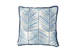 Zierkissen Lana - aus Baumwolle in der Farbe Blau