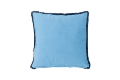 Zierkissen Lana - aus Baumwolle in der Farbe Blau