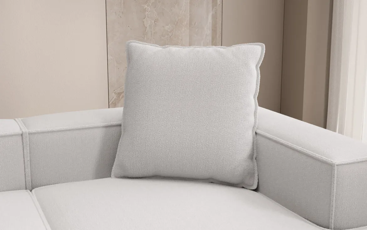 Zierkissen Lesley 60x60 in Bouclé