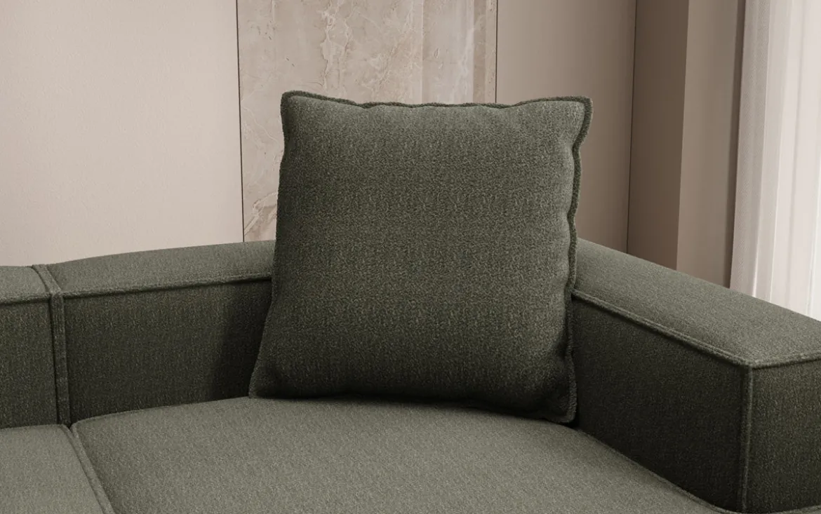 Zierkissen Lesley 60x60 in Bouclé