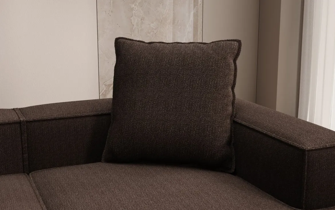 Zierkissen Lesley 60x60 in Bouclé