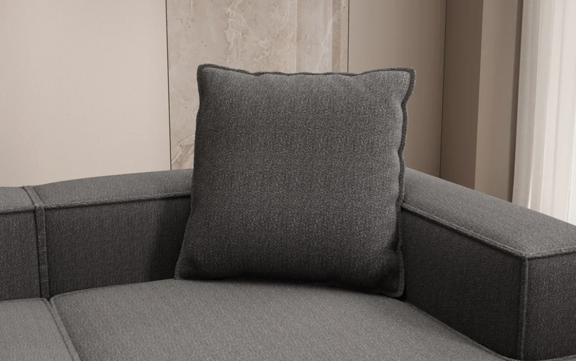 Zierkissen Lesley 60x60 in Bouclé