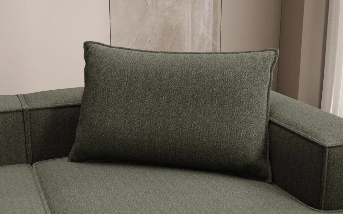Zierkissen Lesley 45x80 in Bouclé