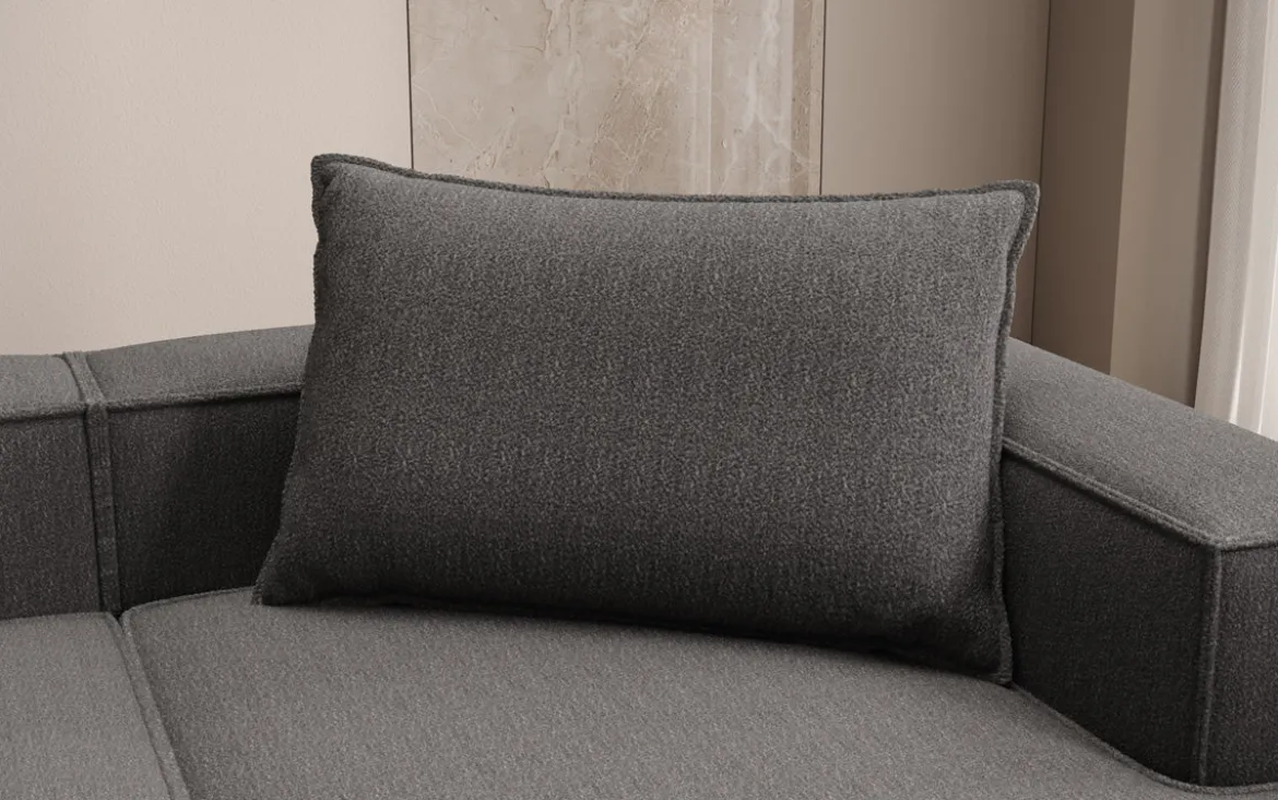 Zierkissen Lesley 45x80 in Bouclé