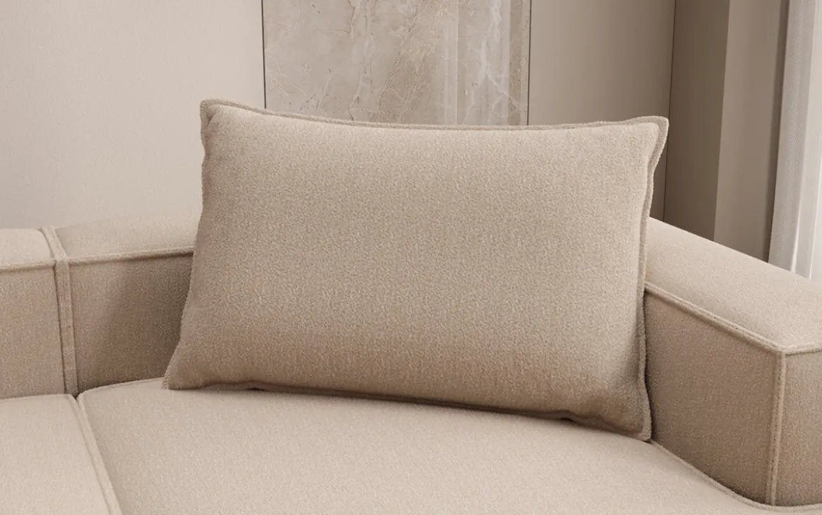 Zierkissen Lesley 45x80 in Bouclé