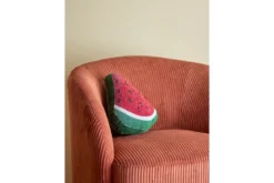 Zierkissen Palermo – Wassermelonen-Design mit Glasperlen