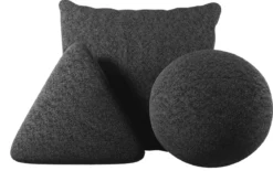 Zierkissen Set Gava/Sphere/Nook aus Bouclé