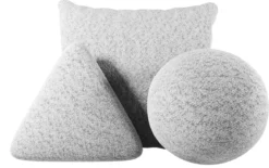 Zierkissen Set Gava/Sphere/Nook aus Bouclé